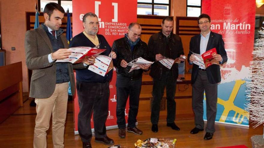 La presentación de la campaña, ayer, en el Ayuntamiento.