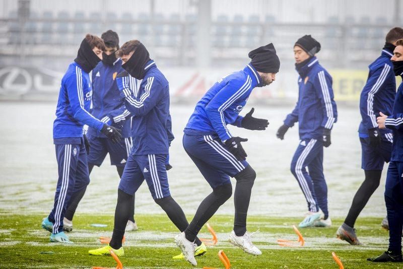 Entrenamiento del 13 de enero del Real Zaragoza