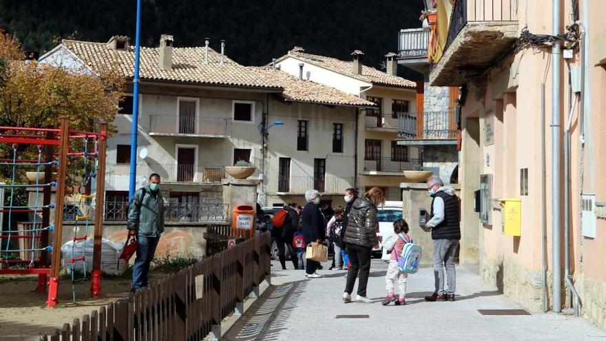 Sortida d&#039;alumnes de l&#039;escola de Gósol, al Berguedà