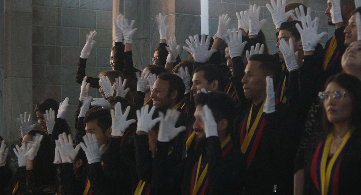 Bild aus dem Abschlussfilm "El canto de las manos"