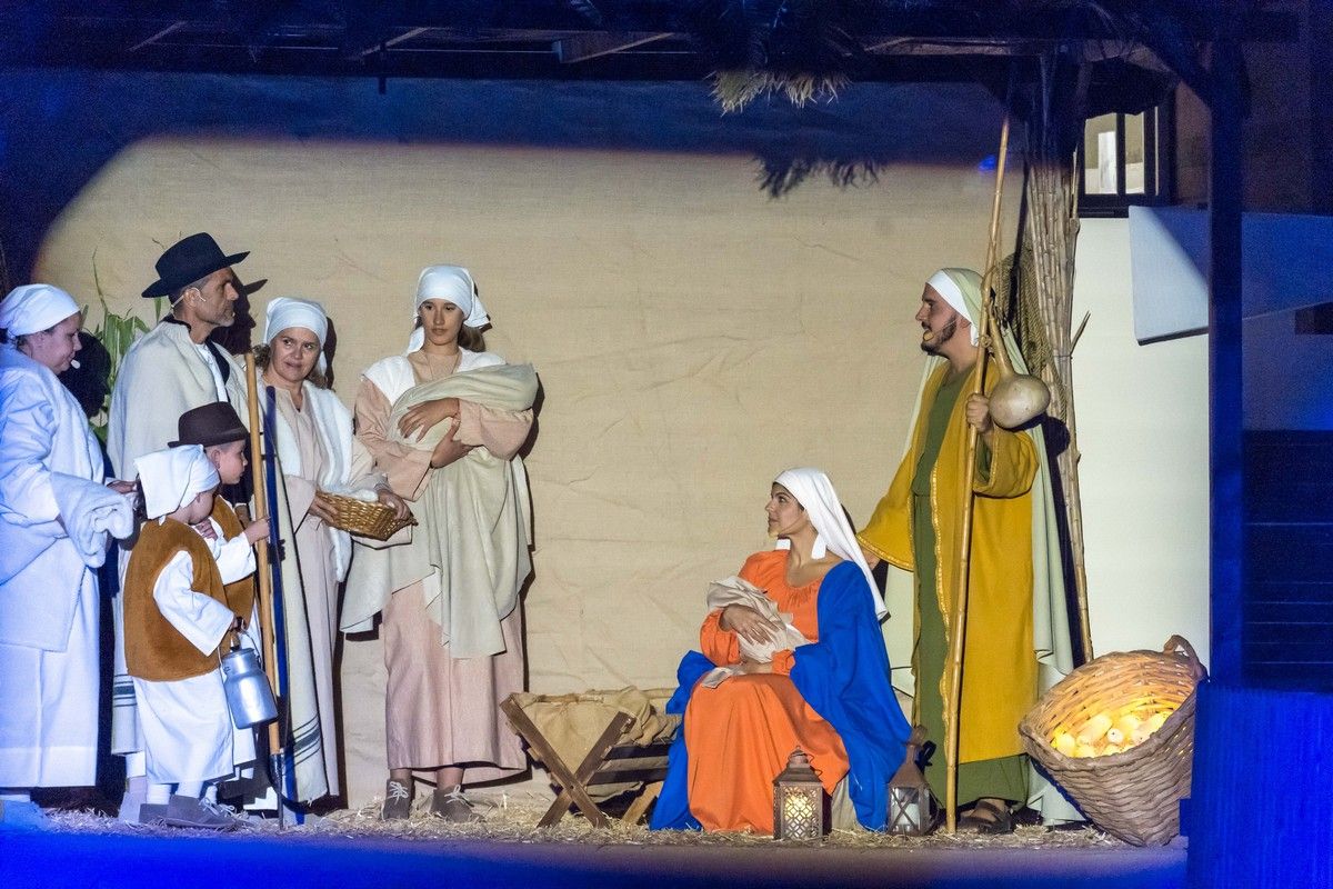 Casa Pastores representó el belén viviente