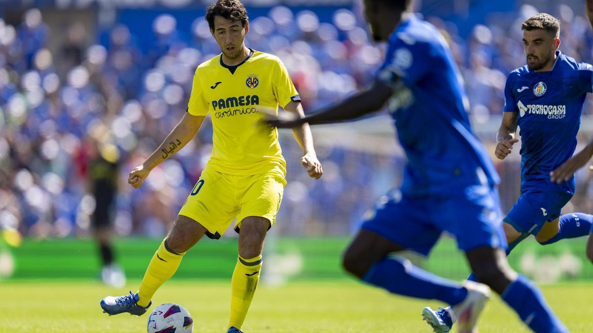 Dani Parejo contra el Getafe