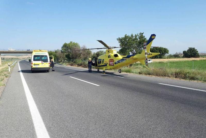 Accidente en Mallén