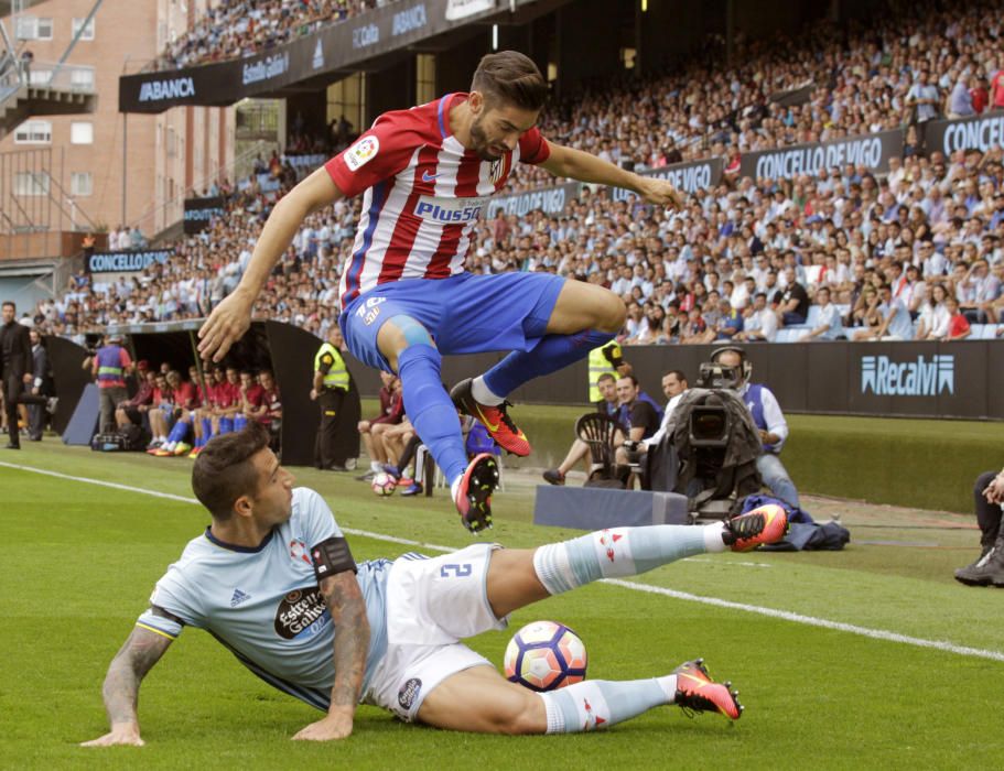 Las mejores fotografías del encuentro en Balaídos entre el Celta y el Atlético de Madrid