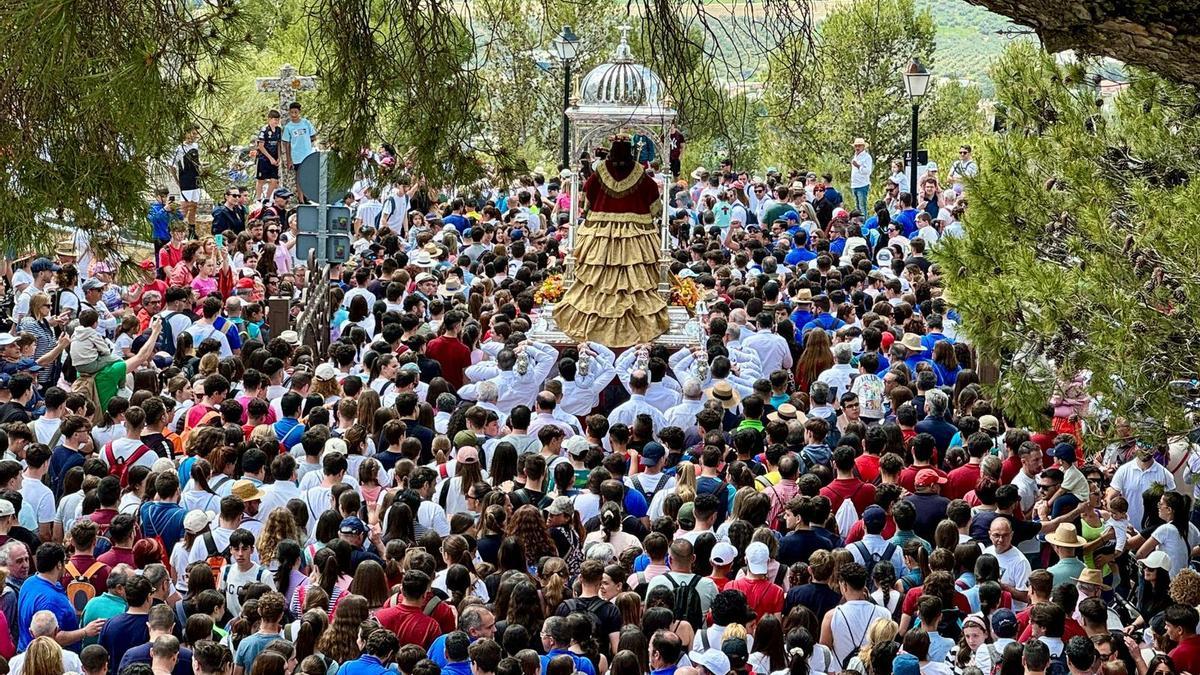La Virgen de Araceli de Lucena vuelve a San Pedro Mártir una década después.