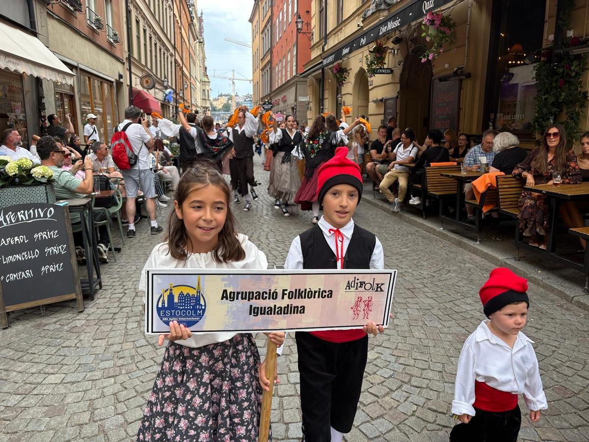 Actuació de l’Agrupació Folklòrica Igualadina a Estocolm