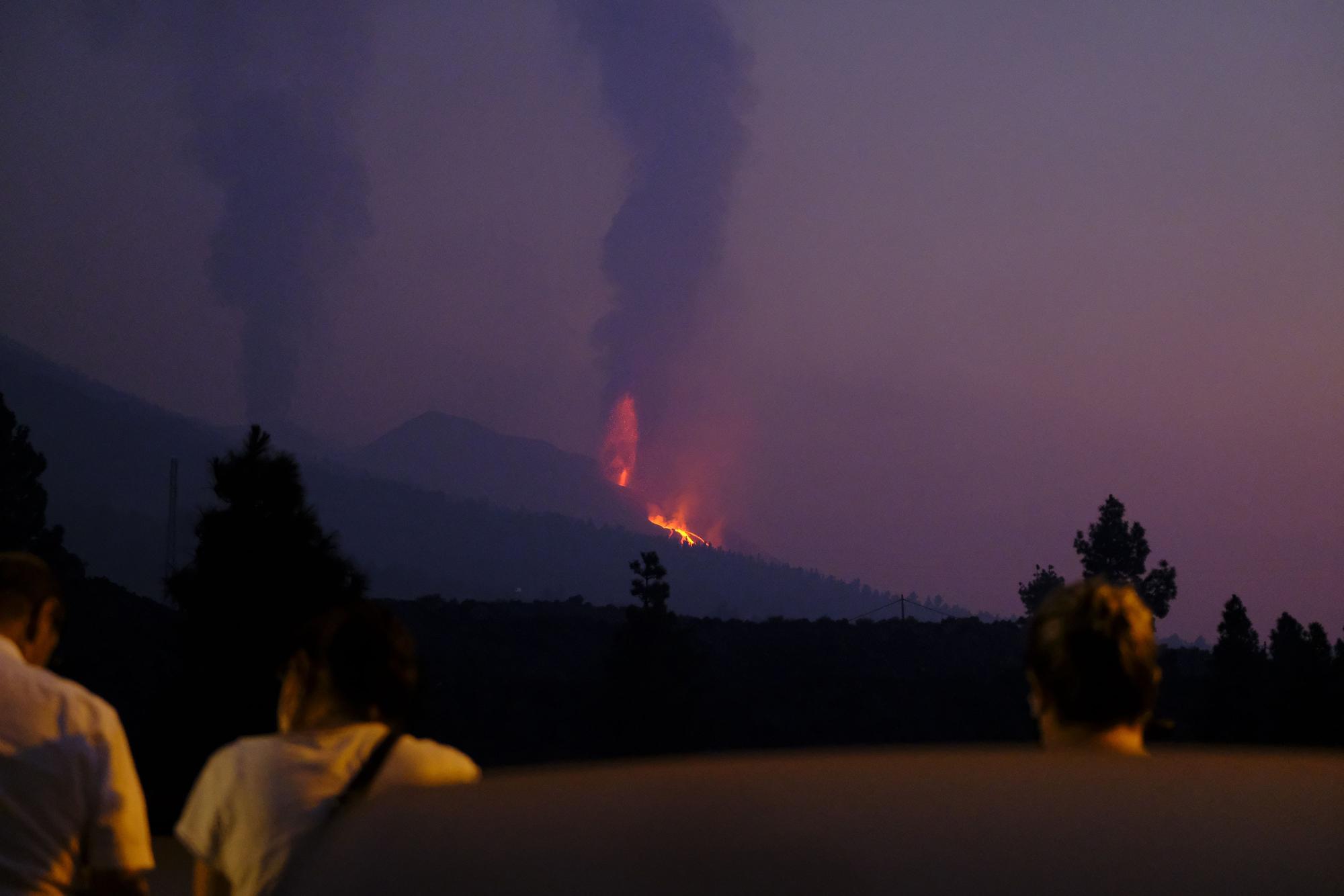 Estado de la erupción del volcán de La Palma (17/10/21)