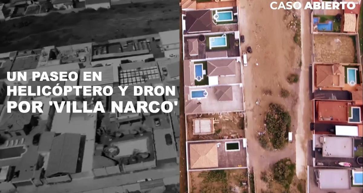 Un paseo en helicóptero y dron por VillaNarco