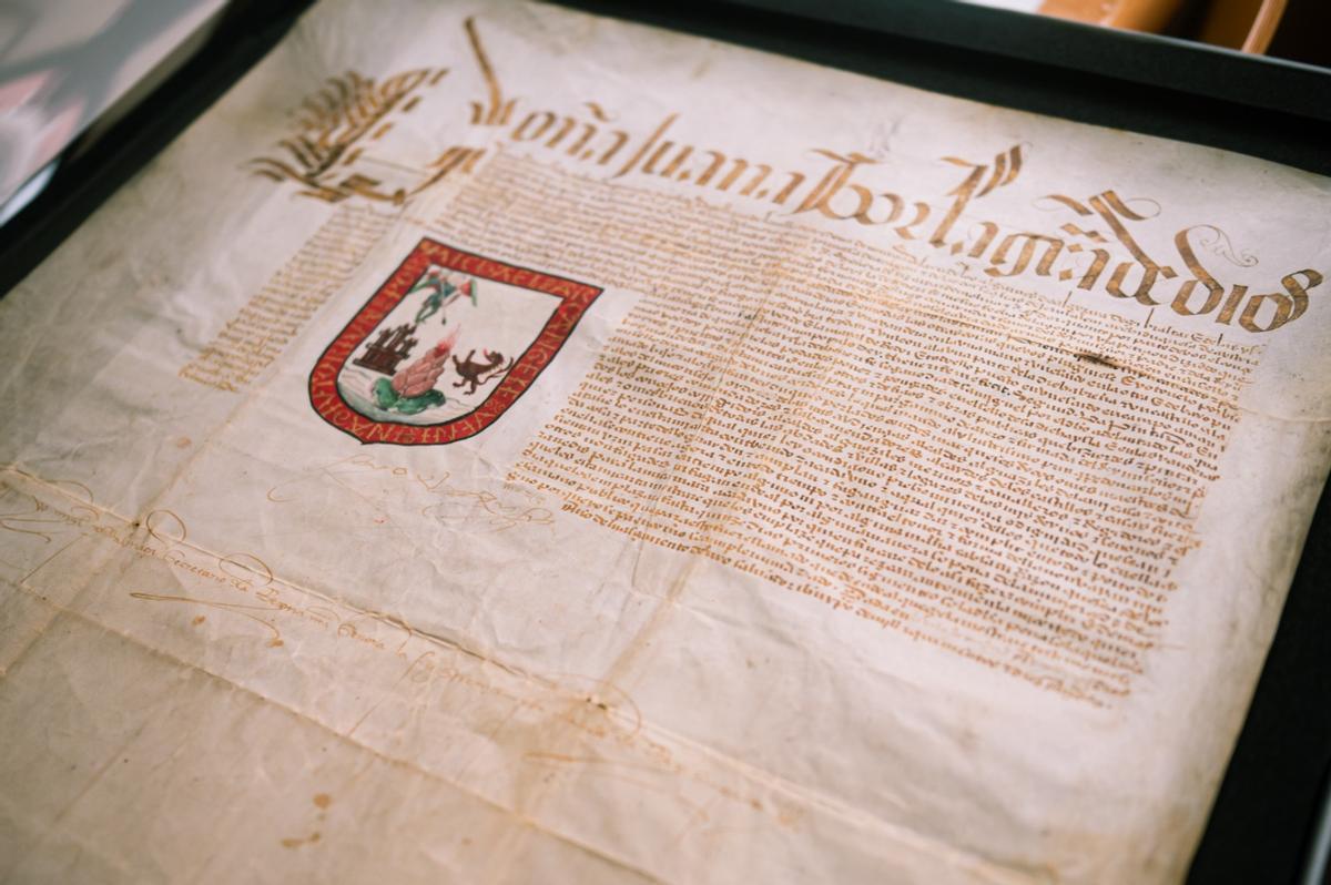 Documento de uno de los archivos de La Laguna.