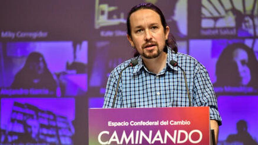 El candidat d&#039;Unides Podem a Madrid, Pablo Iglesias, en una imatge d&#039;arxiu