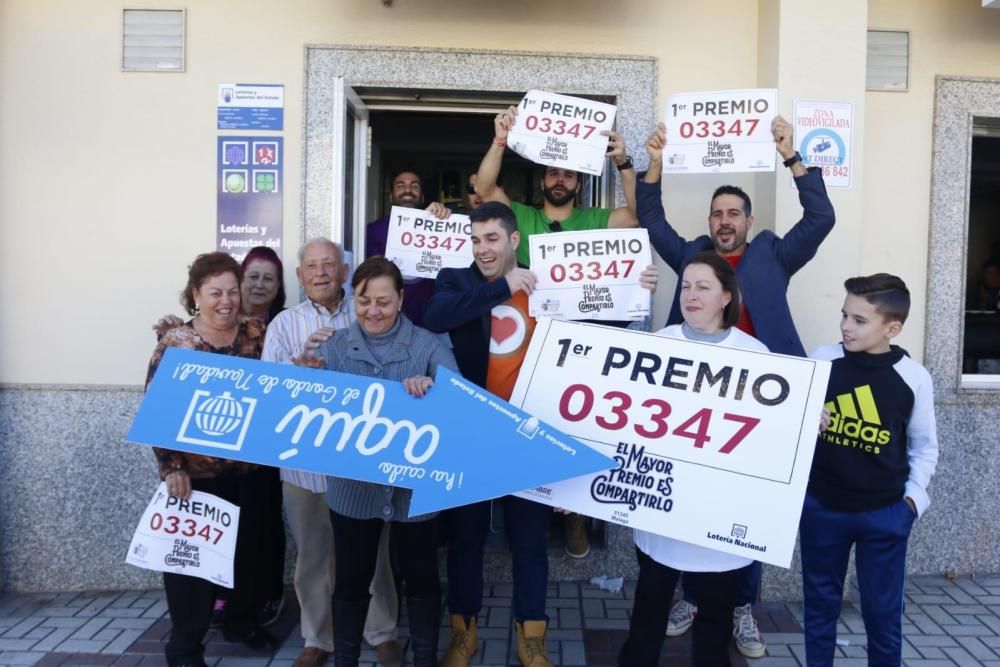 El Gordo también visitó Los Prados, en concreto la calle Barlovento número 2