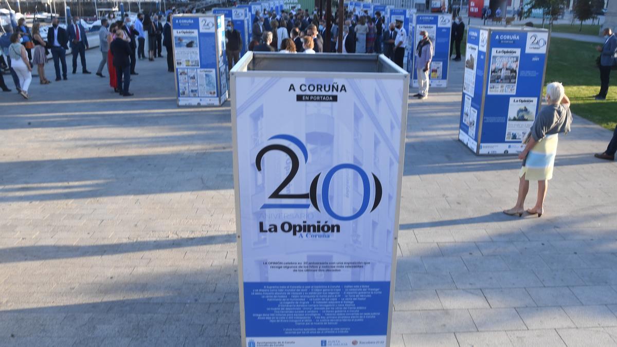 Los veinte años de LA OPINIÓN a través de una exposición con algunas de las portadas más destacadas.