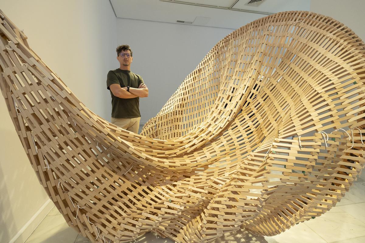 Presentación de la exposición de Carlos Nicanor en el CAAM.