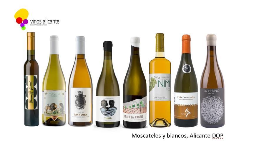 Vinos blancos y moscatales