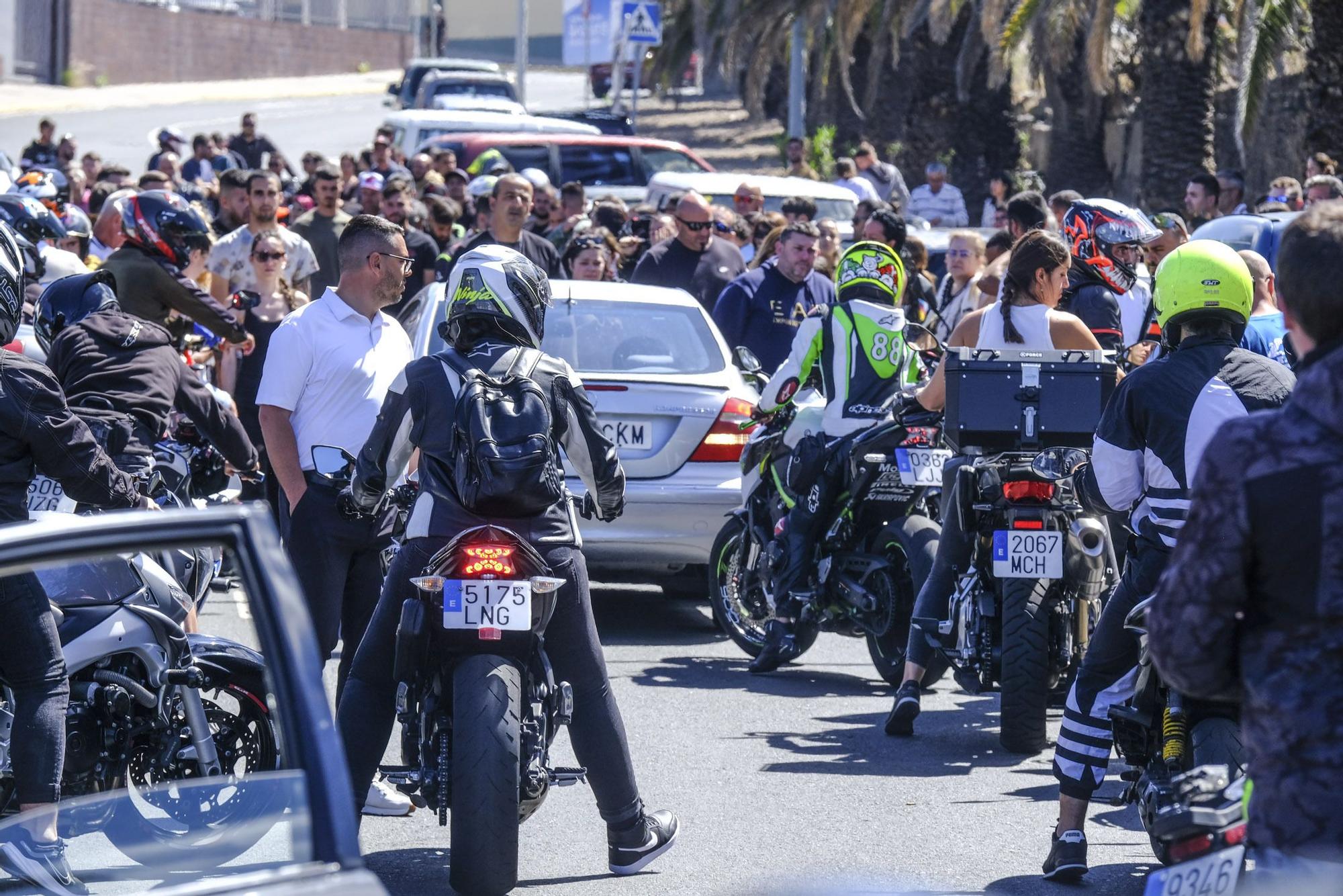 Homenaje a los moteros fallecidos