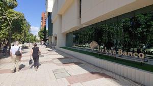 La sede de Unicaja Banco en Málaga.