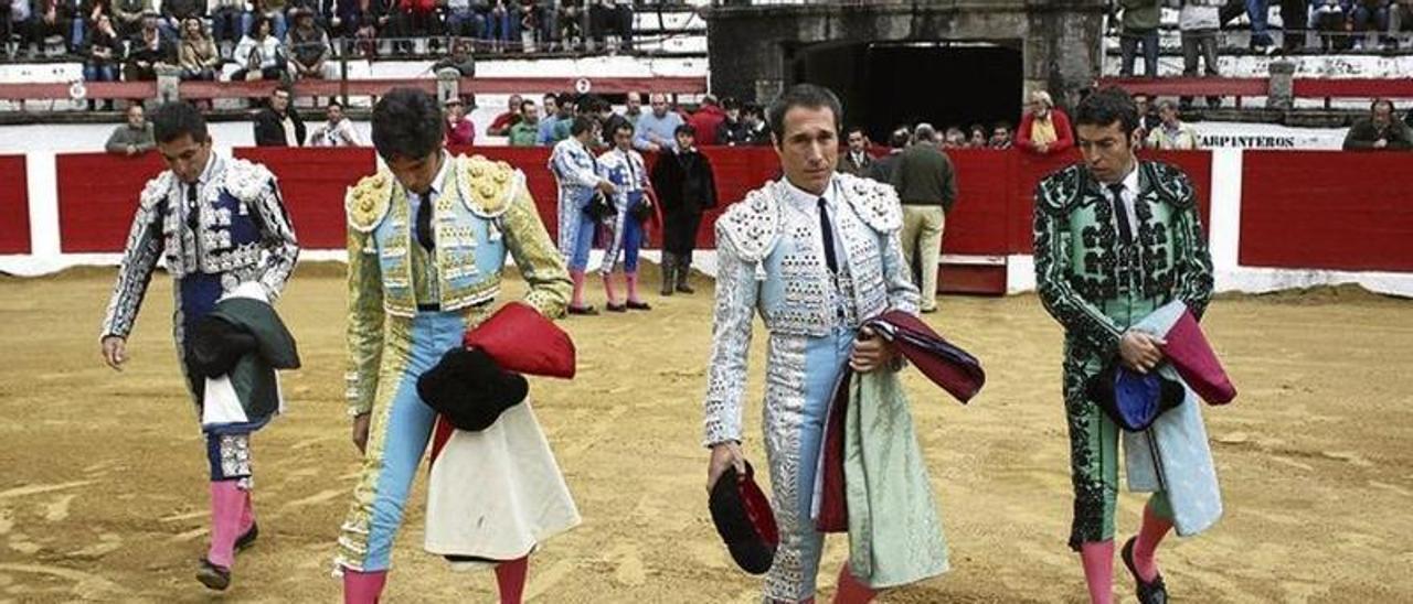 Foto de archivo de un festejo celebrado en la plaza de toros de Cáceres.