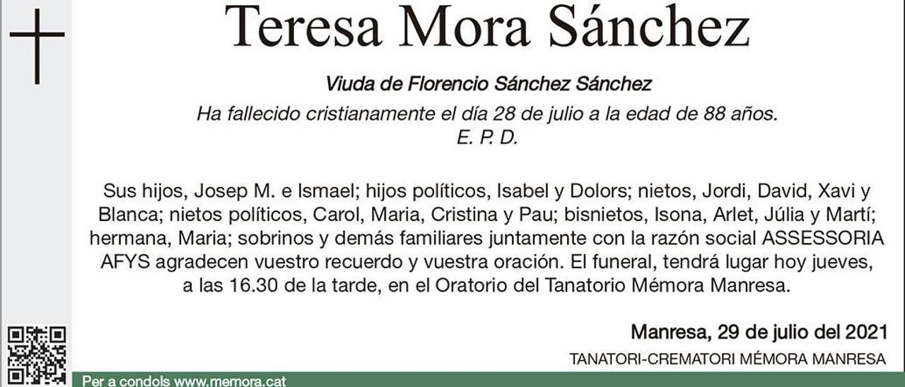 Teresa  Mora Sánchez