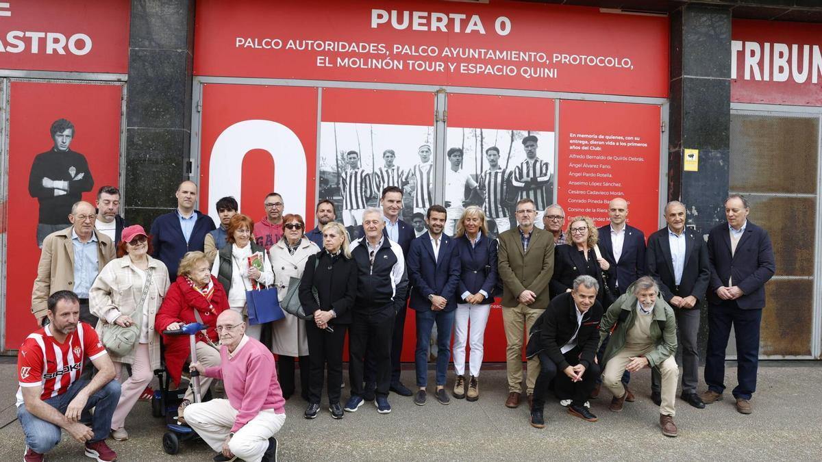 VÍDEO: Así fue la inauguración de la Puerta 0 de El Molinón