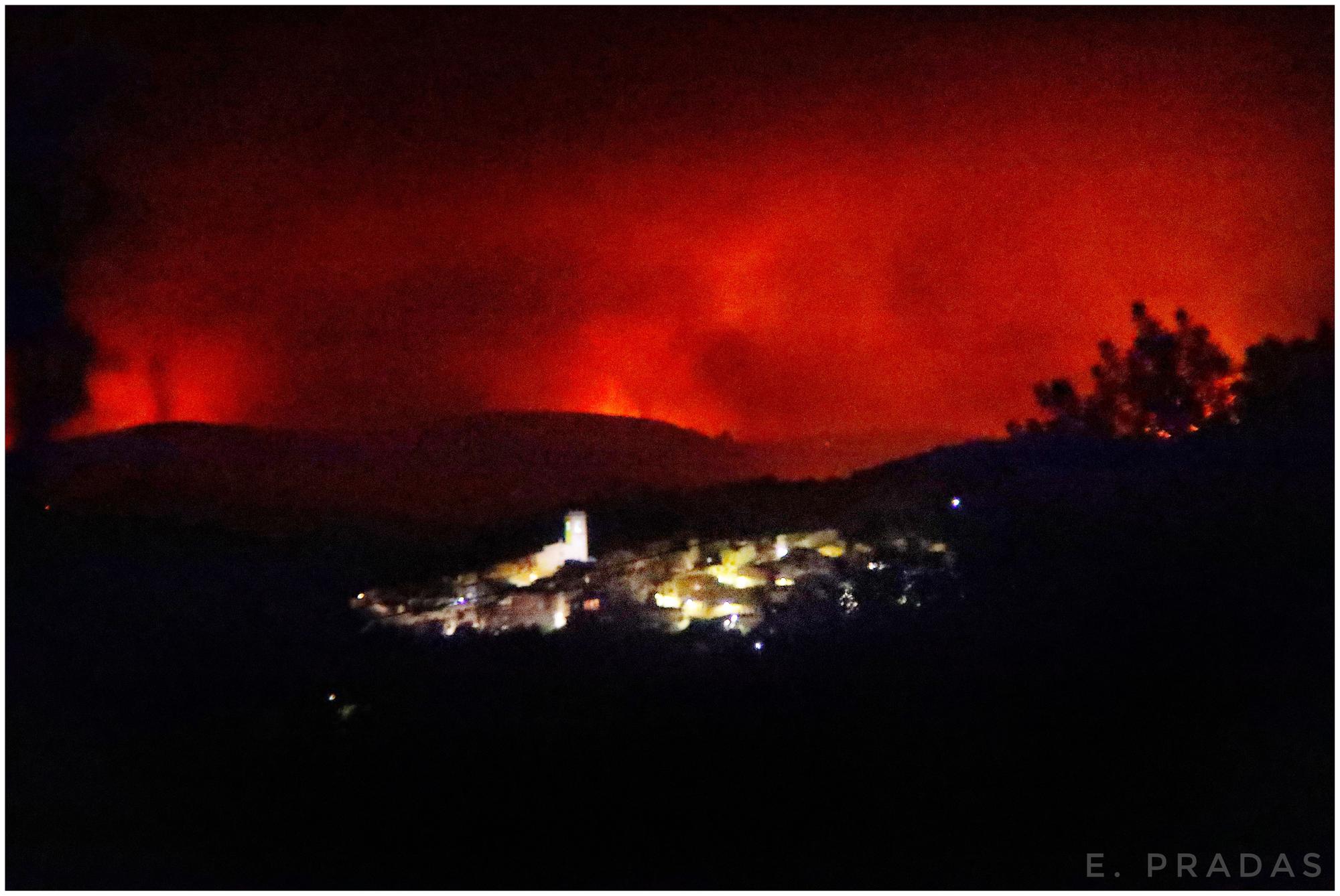 Incendio en Les Useres