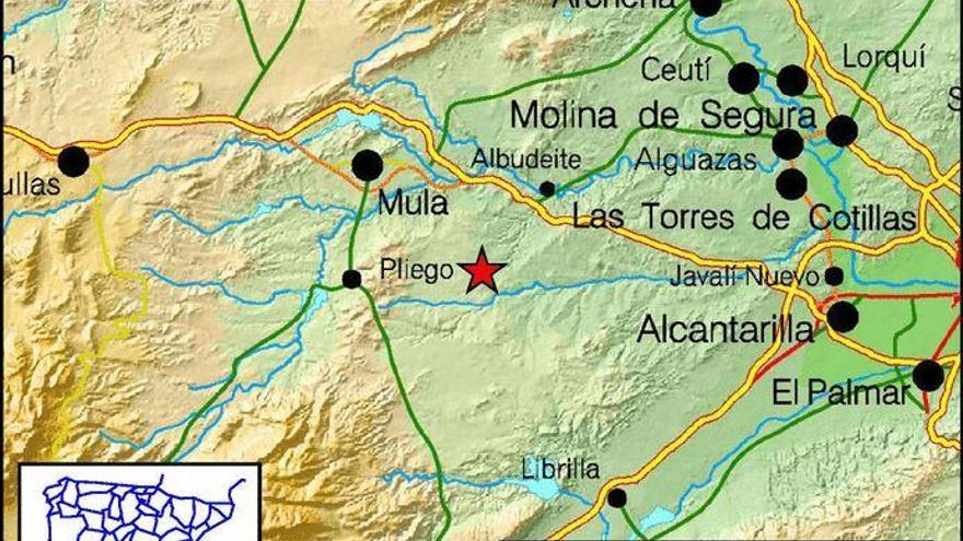 Nuevos terremotos en Pliego y Albudeite