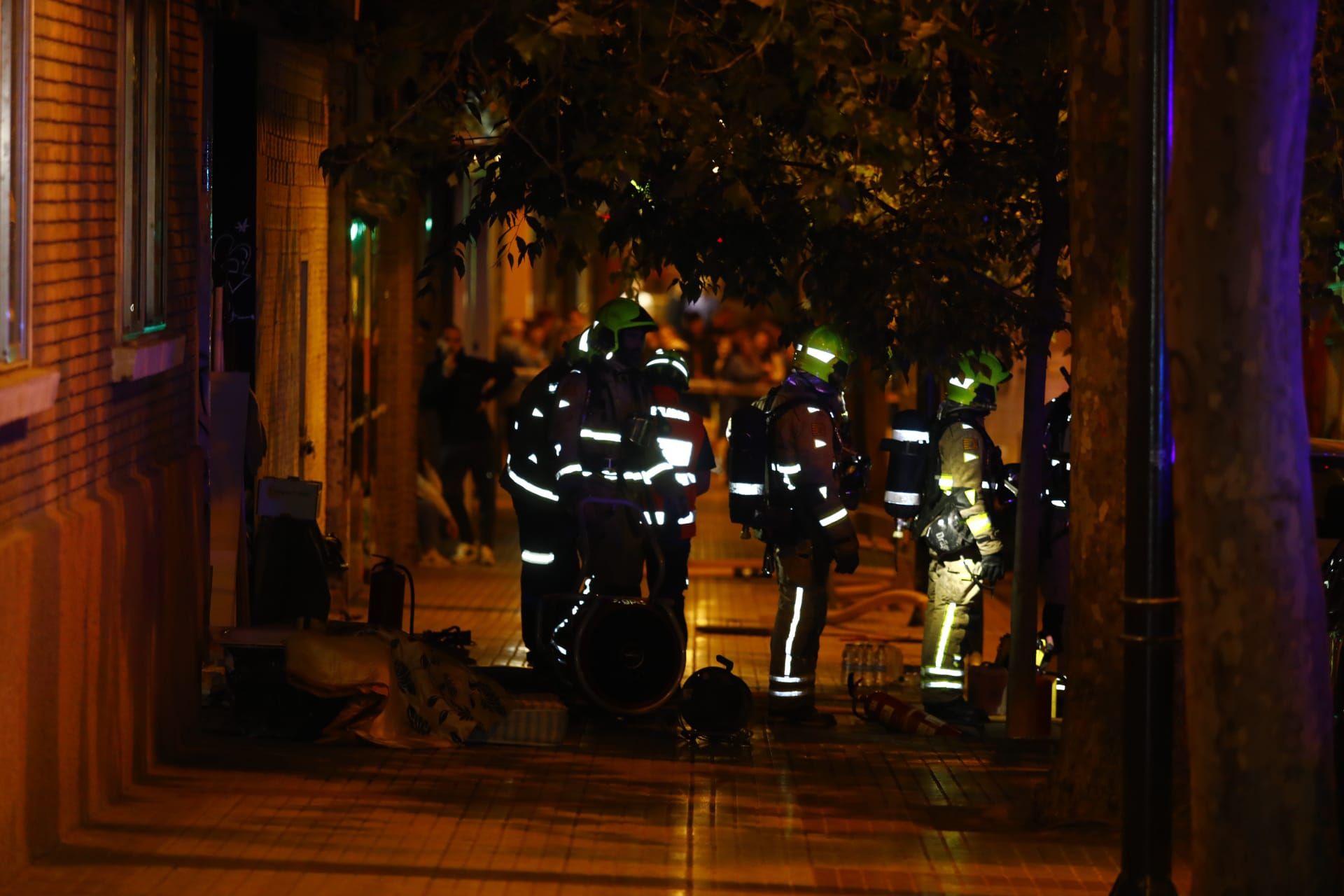 Incendio en un edificio okupado en Las Fuentes