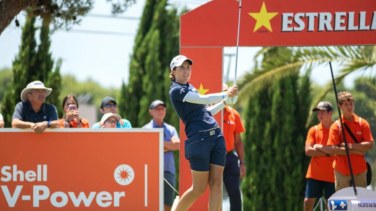 Carlota Ciganda logró abrir un poco más de hueco en la segunda jornada en Golf Terramar