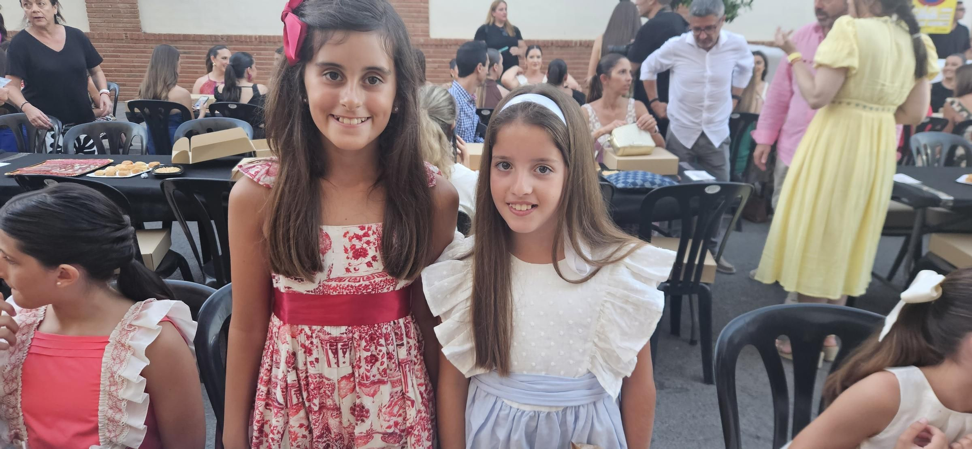 Candidatas a Fallera Mayor Infantil de València 2025 en la "punxà"