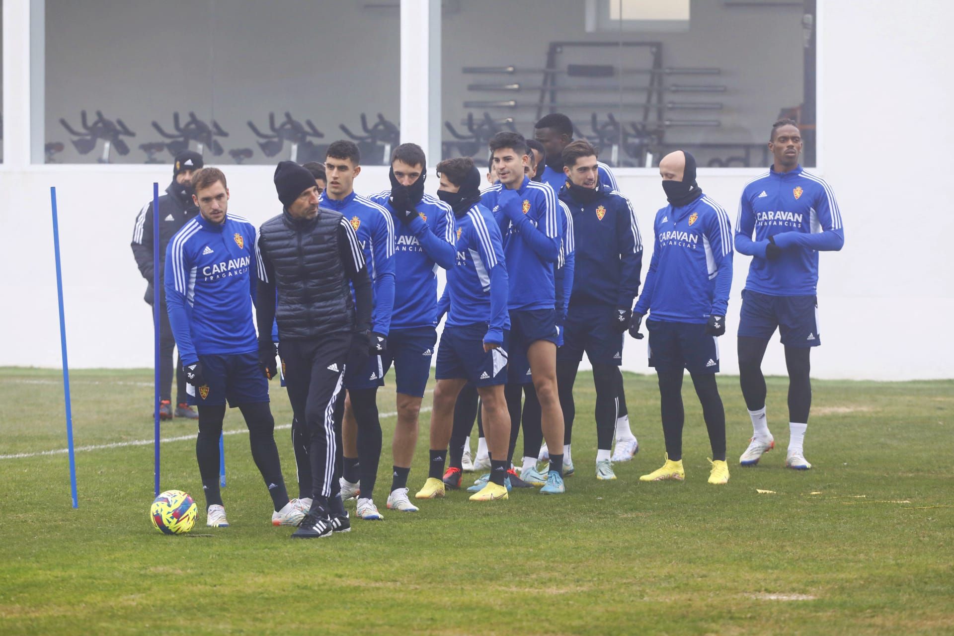 Entrenamiento al Zaragoza en la semana del derbi contra el Huesca