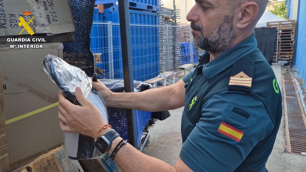 La Guardia Civil desmantela en Mallorca al principal distribuidor de productos falsificados de Baleares