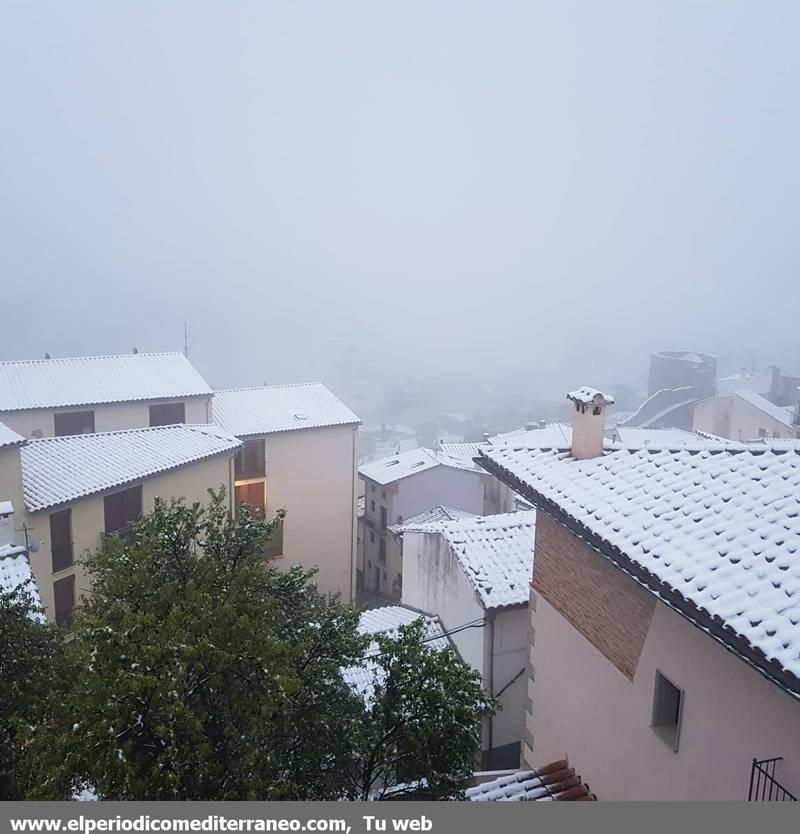 Nieve en el interior de Castellón