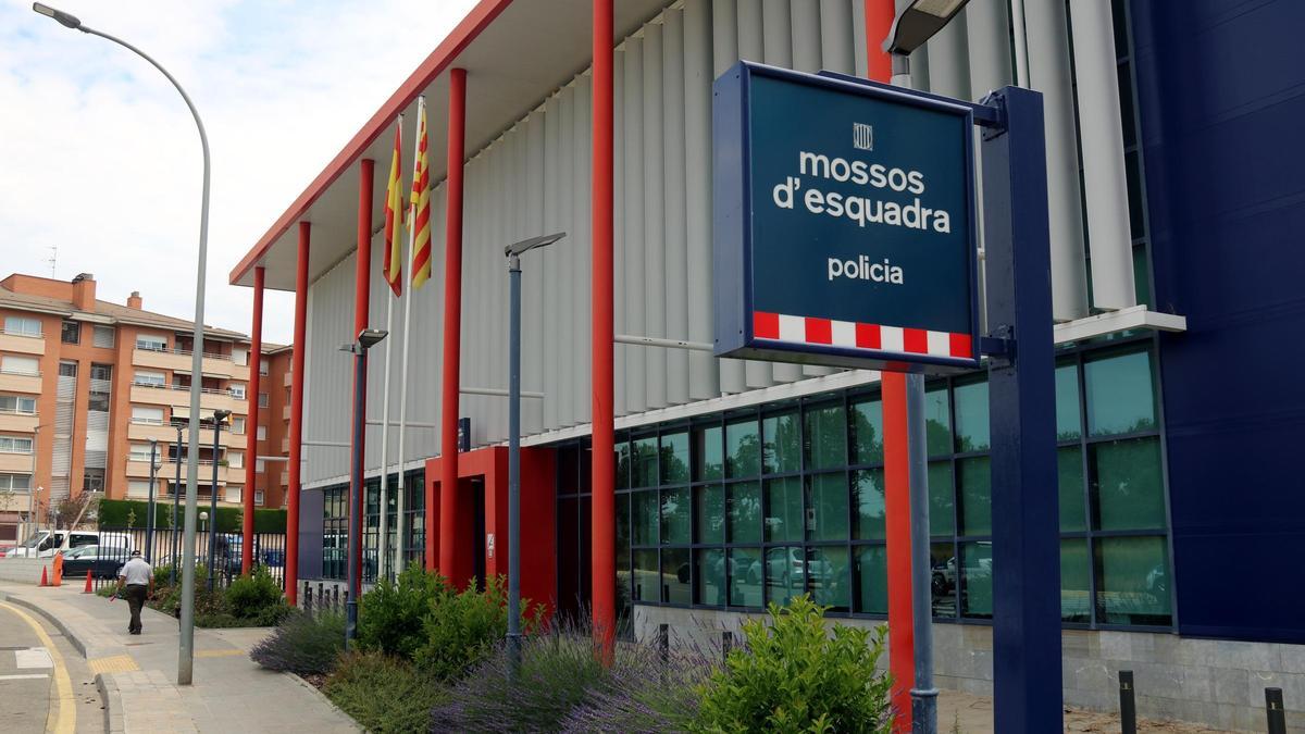 Exterior de la comissaria dels Mossos d'Esquadra de Lleida.
