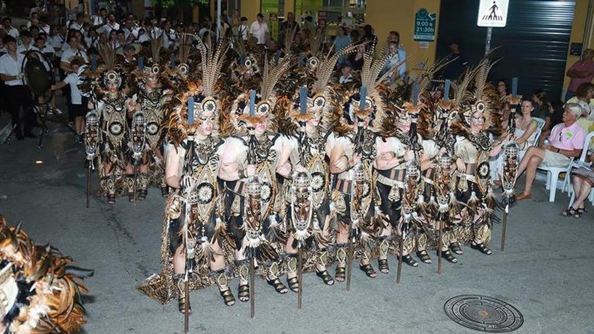 Imagen de archivo del desfile de los Moros y Cristianos de Xàbia