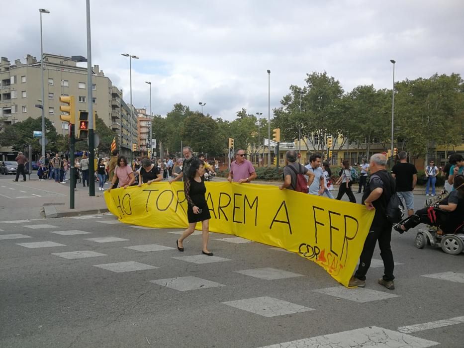 Concentracions a Girona en protesta per la sentència del procés