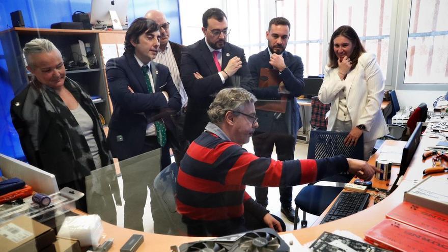 Un momento de la visita a Ingenium.