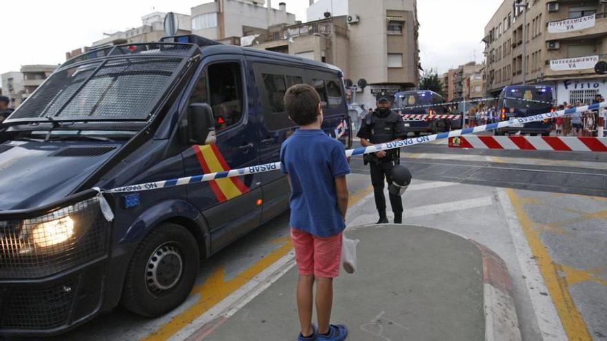 Imágenes de la manifestación de la Plataforma Pro Soterramiento