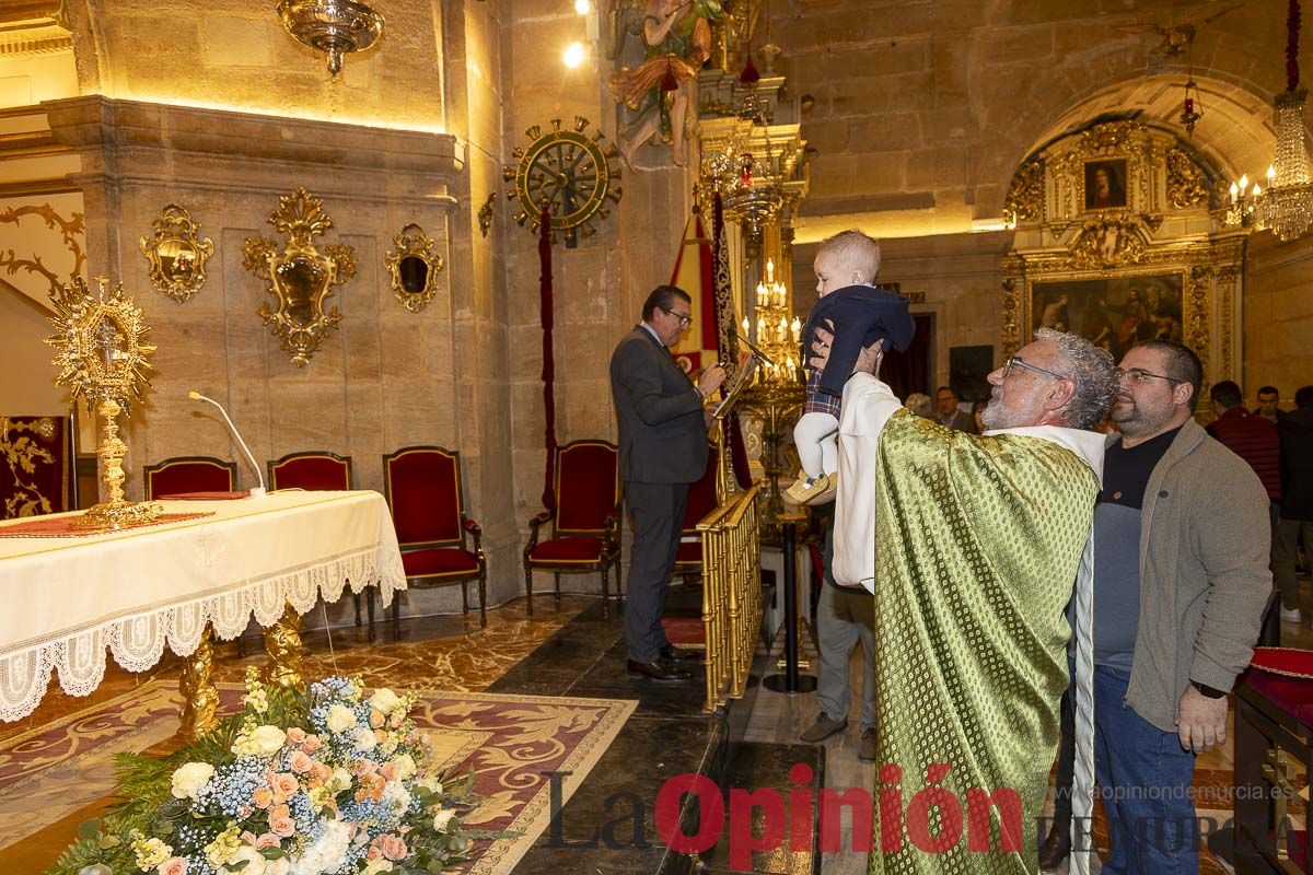 Presentación a la Vera Cruz de Caravaca de los niños nacidos en 2023