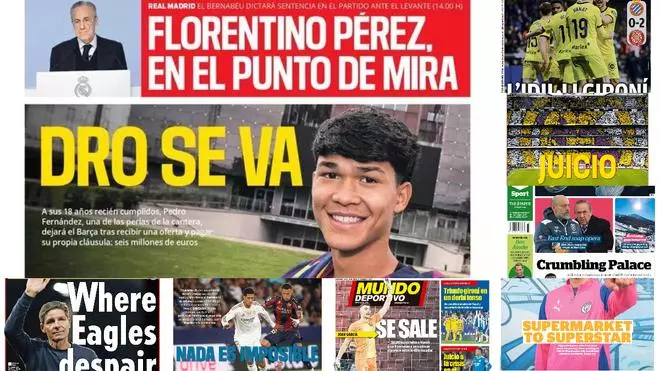 Estas son las portadas de la prensa deportiva de hoy