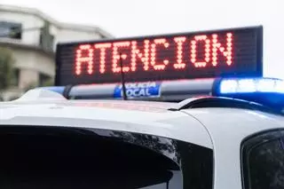 Tráfico lento en la entrada de A Coruña por la ronda de Outeiro