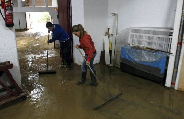 Fotogalería: Lluvias torrenciales en Aragón