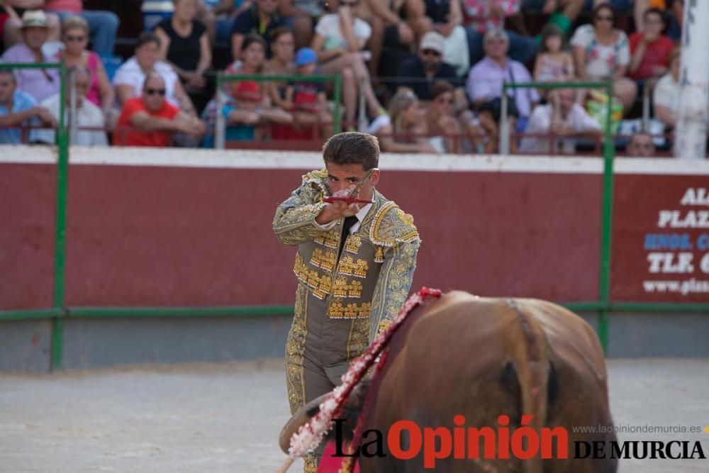 Primera novillada en Blanca