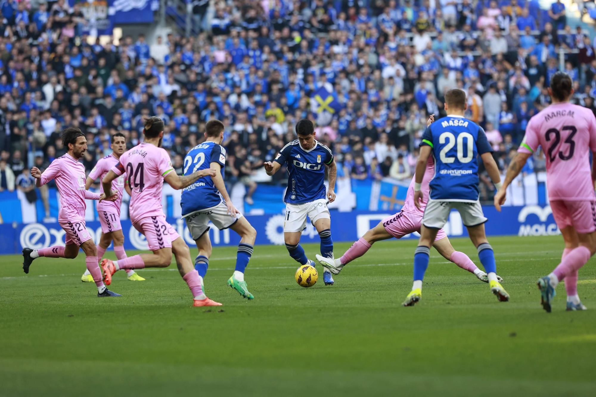 Así fue el partido entre el Real Oviedo y el Eldense