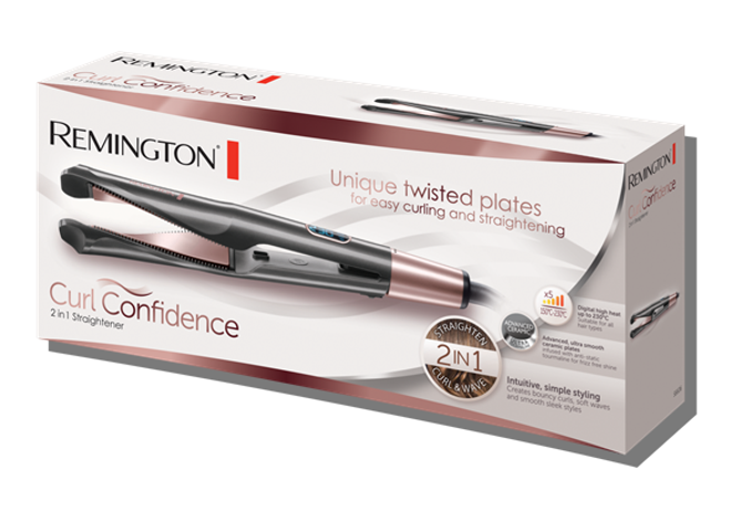 Plancha Curl &amp; Straight Confidence, de Remington