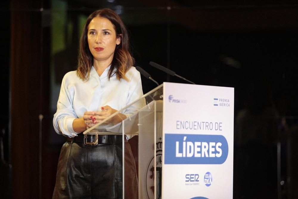 Patricia Hernández en el 'Encuentro de Líderes'