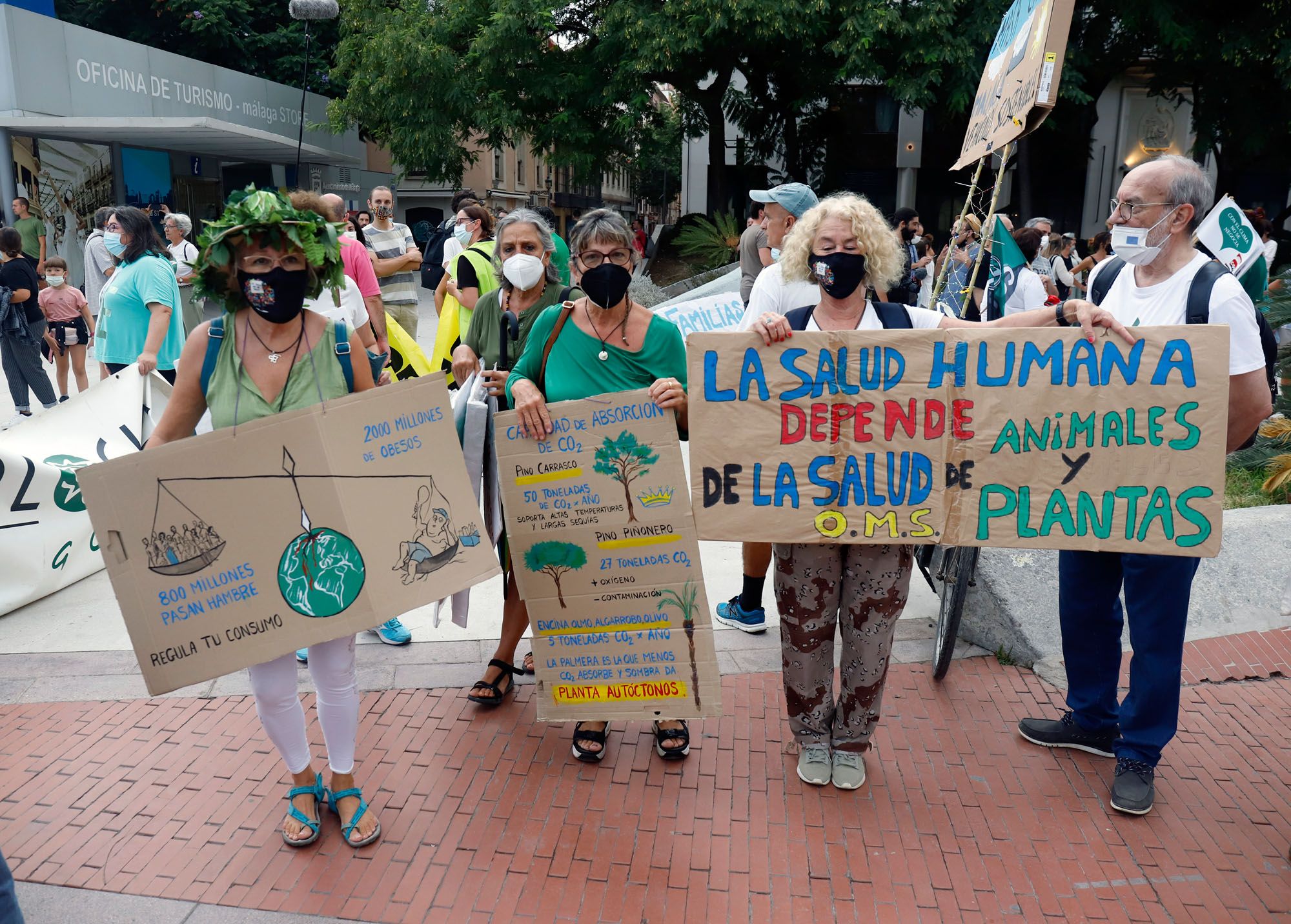 Manifestación 'Juicio por el clima' por las calles de Málaga