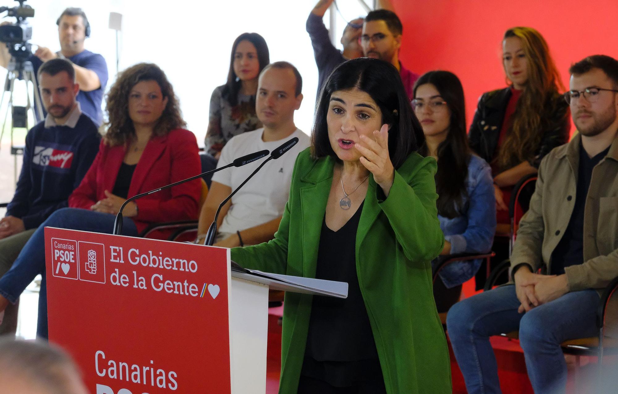 Carolina Darias presenta su candidatura a la alcaldía de la capital grancanaria