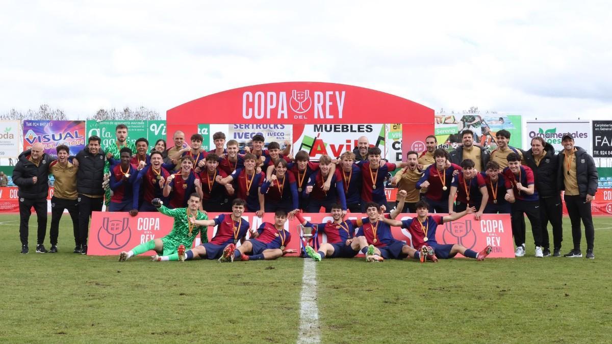 El Barça es el vigente campeón de la Copa del Rey juvenil