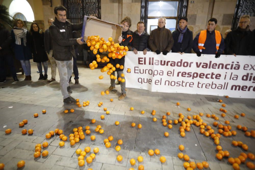 Protestas por la crisis que sufre el campo