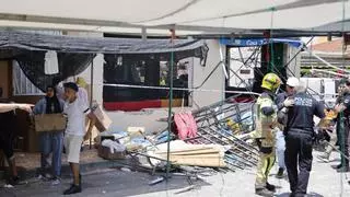 La explosión del bar junto al mercadillo de Lo Pagán deja 16 heridos: hay dos mujeres muy graves