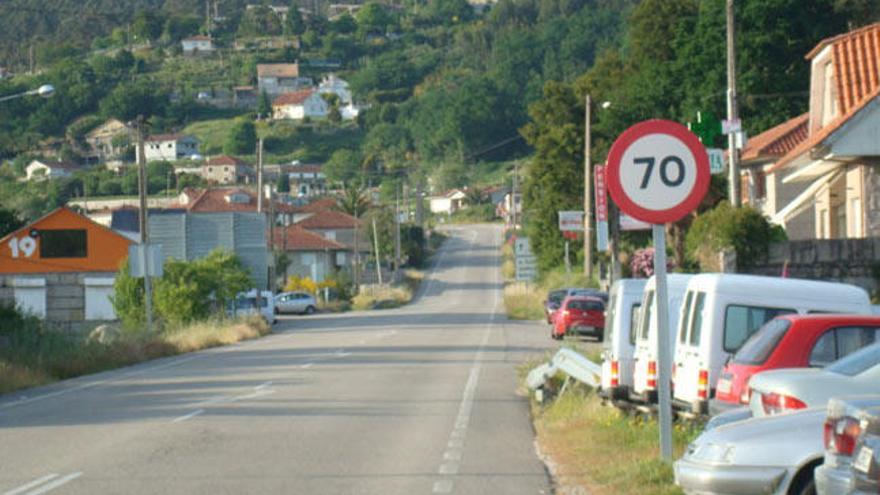 Cazado un motorista a 165 km/h en la PO-334 en Tomiño